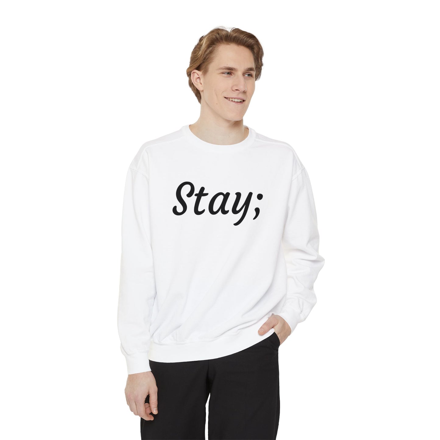 Unisex Garment-Dyed Sweatshirt for Suicide Awareness