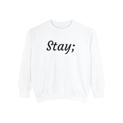 Unisex Garment-Dyed Sweatshirt for Suicide Awareness