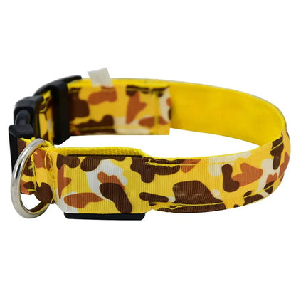 LED Dog Collar Luminous Pet Products Safety